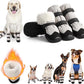 Winter Dog Snow Boots with Warm Wool Lining, Dog Shoes for Large Small Medium Dogs, Dog Booties and Paw Protectors, Anti-Slip Dog Shoes with Reflective for Snow, Hardwood Floors, Hiking (Size 7)