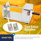 RioRand Manual Stainless Steel Twisted Potato Slicer Spiral Potato Cutter French Fry Graters Potato Tornado Twister