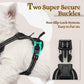 rabbitgoo Dog Harness No Pull with 2 Leash Clips, Adjustable Soft Padded, Reflective Oxford No Choke Pet Vest with Easy Control Handle for Puppy, Black, XS