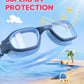 Kids Swim Goggles,Swimming Goggles for Kids 6-14, Anti-Fog UV Protection Pool Glasses for Boys Girls