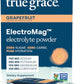 True Grace ElectroMag - 16 Stick Packs - Grapefruit - Electrolyte Powder for Rapid Hydration - Sodium, Potassium, Magnesium & Cordyceps - Zero Sugar & Carbs - Non-GMO - 16 Total Servings