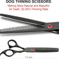 Professional Dog Grooming Scissors Kit Black 6 in 1, Dog Shears for Grooming 6CR Premium Stainless Steel Grooming Scissors Kit for Dogs Cat Pet