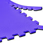 Norsk Dual-Sided Reversible 1/2" Foam Exercise Mats for Home Gym - Interlocking EVA Foam Tiles