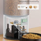 Automatic Cat Feeder Food Dispenser: 6L Timed Small Dog Dry Food Dispenser with 10s Voice - Distributeur Nourriture Chat Hund Programmable - Auto Pet Feeder with 1-6 Meals Black