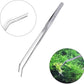 3 in 1 Aquarium Aquascape Tools Kit Long Stainless Steel Aquarium Tank Aquatic Plant Tweezers Scissors Tools
