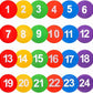 9 Inch Poly Spots, 10/24 PCS Anti-Slip Spot Markers Floor Spots, Waterproof Flat Filed Cones Poly Dots for Agility Drills, Basketball, Football Training, Sport Activities and Exercise