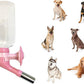 Choco Nose Patented No-Drip Water Bottle/Feeder for Large Dogs Over 50 lbs - Wire Cages, Crates or Kennels. 16 oz. X-Large Nozzle 22mm, Pink