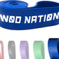WOD Nation Pull Up Assistance Bands (10-175lbs Band) - Best for Pullup Assist, Chin Ups, Resistance Bands Exercise, Stretch, Mobility Work & Serious Fitness - 41 inch Straps