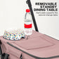 Pet Stroller Cat Dog Stroller Travel Folding Pet Carriers（Pink）