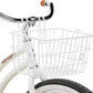Retrospec Apollo-Lite Lift-Off Bike Basket - Detachable Steel Handlebar Basket with Carrying Handle for Commuting, Shopping & Beach Trips - 14.5in x 9.5in Weather-Resistant Biking Gear