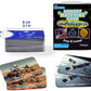 Menique Universe Memory Matching Game – 60 Cards (30 Pairs) – Bilingual Space Game with Planets, Stars & More – Educational for Kids and Adults