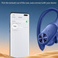 PocBuds Bluetooth Headphones Wireless Earbuds 80hrs Playtime Wireless Charging Case Digital Display Sports Ear Buds with Earhook Deep Bass IPX7 Waterproof Over-Ear Earphones for TV Phone Laptop Navy