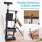 Cat Tree Tower 63in Multi-Level Cat Tower for Indoor Cats with Sisal Scratching Posts, Condo, Hammock, Dangling Ball and Extended Platform for Cats to Play, Pink