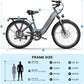 DriftGod 26" Electric Bike for Adults – Powerful 1000W Motor, 48V Removable Battery, 7-Speed, Front Suspension & LCD Display – Commuter and Mountain EBike for Women