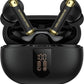 Monster N-Lite 211 Wireless Earbuds， Bluetooth 6.0 Stereo Headphones with Noise-Cancelling Mic and LED Display, Built-in Mic for Clear Calls, Waterproof Design for Sports