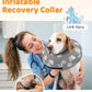 Supet Inflatable Dog Cone Collar for Large Medium Small Dogs, Soft Cone Collar for Dogs Cats, ECollar Doggie Neck Donut Dog Cone Alternative After Surgery