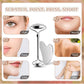 Stainless Steel Facial Roller & Gua Sha - Metallic Gua Sha, Gua Sha Facial Tools 304 Stainless Steel, Face Body Treatment, Reduce Puffiness, Lymphatic Drainage, Facial Tension