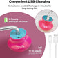 Cat Laser Pointer Toy for Bored Indoor Cats, Automatic Interactive Cat Toy, 360° Laser Rotation, USB Rechargeable, Wooble Base