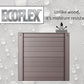 New Age Pet ECOFLEX Dog Crate End Table - Furniture-Style Pet Crate for Crate Trained Dogs - Stainless Steel Tubing & a Latched Closure - 10 Year Manufacturer's Warranty, Medium, Brown