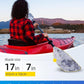 OCEANBROAD Kayak Paddle 86in/218cm, 90.5in/230cm Alloy Shaft 2-Piece Floatable Kayak Oar for Kayaking Canoeing Boating