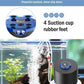 AQQA Aquarium Air Pump, Quiet Powerful Fish Tank Air Pump 3W/6W/10W with Stainless Steel Dual Outlet, Adjustable Oxygen Aerator Pump with Air Stone Bubbler for Fish Tank Up to 200 Gallon 10W (Tubby)