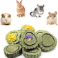 Bunny Chew Toys for Teeth, Natural Pet Chew Toy Hand Made Timothy Hay Cakes for Chinchilla Guinea Pig Hamsters Holland Lop Prairie Dogs Squirrels Gerbils Rabbit Chewing & Molar Teeth, 9.5oz
