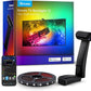 Govee Envisual TV Backlight T2 with Dual Cameras, 16.4ft RGBIC Wi-Fi LED Backlights for 75-85 inch TVs, Double Light Beads, for Home Decorations, Smart App Control, Music Sync