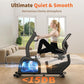 JEEKEE Recumbent Exercise Bike for Seniors,Stationary Bikes for Home, 300LB Capacity & 16 Levels Magnetic Resistance, Heart Rate Handle