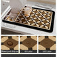 AMOAMI Coffee Mat Hide Stain Rubber Backed Absorbent Dish Drying Mat for Kitchen Counter - Fits Under Coffee Maker or Machine - 16X24