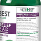 Vet’s Best Cat Hairball Relief Digestive Aid, Vet Formulated Hairball Support Remedy, Hairball Relief for Cats, Classic Chicken Flavor, 60 Chewable Tablets