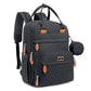 BabbleRoo Diaper Bag Backpack - Baby Essentials Travel Tote - Multi Function Waterproof Diaper Bag, Travel Essentials Baby Bag with Changing Pad, Stroller Straps & Pacifier Case - Unisex, Black