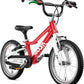 woom GO 2 Bicycle for Children 3 to 4.5 Years Old, 14-Inch Lightweight Bike with Handbrake, Steering Limiter & Chainguard for Boys & Girls - Red