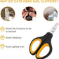 Cat Nail Clipper, Premium Dog Nail Clippers Trimmers Cat Claw Pet Nail Clippers Professional Ergonomic Anti-Slip Small Animals Grooming Tool for Kitten Cats Puppy Birds Hedgehogs Rabbits Hamsters