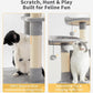 Made4Pets Tall Cat Tree, 80" Cat Tree Tower for Indoor Cats Large Adult, Modern Cat Tower with Scratching Post, Cozy Hammock, 3 Perches and 2 Condos, Sturdy and Fluffy, Light Gray