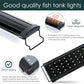 AQQA Aquarium Light,Full Spectrum LED Fish Tank Lights,12"-54" Adjustable Multi-Color White Blue Red Green LEDs with Extendable Brackets,14W-31W for Freshwater Plants (17W (18"-24"))