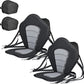 Solomone Cavalli Deluxe Padded Kayak Seat with Storage Bag, Adjustable Cushions for Canoe Fishing Boat Paddle Board Sit-On-Top Kayaks, Universal Size with Back Support