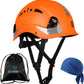 Safety Helmet Hard Hat, ANSI Z89.1 Approved Lightweight Vented Work Helmet, 6-Point Adjustable Ratchet Suspension Hardhat Ideal for Industrial and Construction