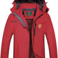 GIISAM Mens Windproof Jacket Waterproof Lightweight Mountain Sport Jacket for Men Hooded Windbreaker Raincoat