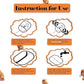 Pet Hair Removal Glove for Cats & Dogs, Electrostatic Grooming Gloves for Pet Hair, Reusable Double Sided Static Hair Remover for Couch, Furniture, Carpet & Car Seat (1 PCS)