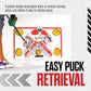 Snipers Edge Hockey Shooting Tarp – Tarp Made of Heavy Duty Vinyl – Develop a Stronger Slap and Wrist Shot Without Damaging Drywall or Breaking Windows