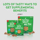 DOGSWELL Gut Health Mini Jerky Functional Dog Treats, Lamb 4 oz. Bag