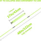 Golf Alignment Sticks - Golf Sticks Alignment Aid Golf Alignment Rods for Aiming, Putting, Full Swing Trainer, Posture Corrector Golf Training aid with Clear Tube Case