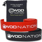 WOD Nation Muscle Floss Bands Recovery Band for Tack and Flossing Sore Muscles and Increasing Mobility : Stretch Band Includes Carrying Case