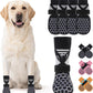KOOLTAIL Dog Socks for Hot Pavement, Summer Breathable Dog Socks to Prevent Licking Paws, Non Slip Pet Boots & Paw Protectors for Hardwood Floor,Grippy Shoes for Small Medium Large Senior Dogs,Black L