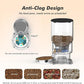 Automatic Cat Feeder - 5L Anti-Clog Cat Food Dispenser with Freshness Preservation, 1-6 Meals/Day, Programmable Portions, 10s Voice, 180-Day Battery Life, Auto Pet Feeder for Multi Cats and Dogs