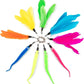 PAWSITIVE Interactive Cat Toys - Retractable Feather Wand with Refill Set 12PCS - Perfect for Indoor Cats to Chase, Exercise & Bond with Their Owners