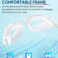 Swim Goggles, Polarized Adult Swimming Goggles Bungee Strap No Hair Pulling Anti-fog Pool Goggles for Men Women