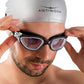 AqtivAqua Swimming Goggles, DX Wide View Swim Goggles for Adult Men Women, Anti Fog No Leaking