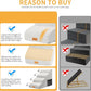 Topmart High Density Foam Dog Steps 4 Tiers,Extra Wide Deep Pet Steps,Non-Slip Dog Stairs Ramp for Bed,Soft Foam Cat Ladder,Best for Older Injured,Older Pets,Cats with Joint Pain