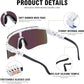 MALIDAK Sports Sunglasses for Mens Women Youth Baseball Sunglasses UV400 Protection Men Cycling Glasses